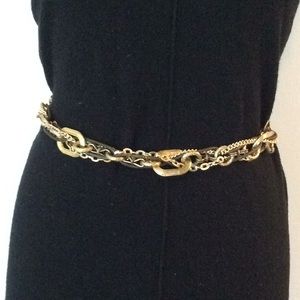 🧡⛓💛NEW Chico’s Gold Maximum Chain Belt💛⛓🧡